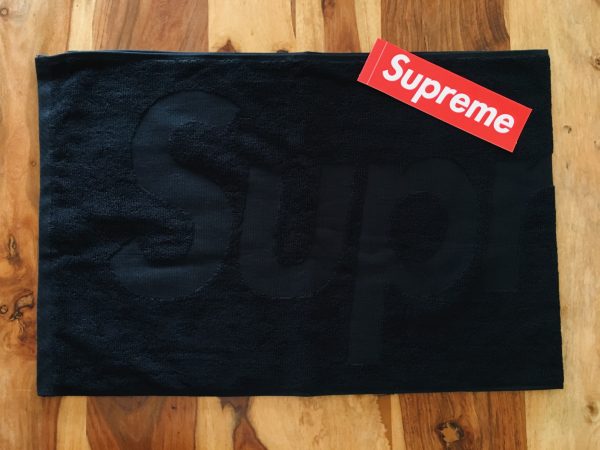 suprem towel fashion black